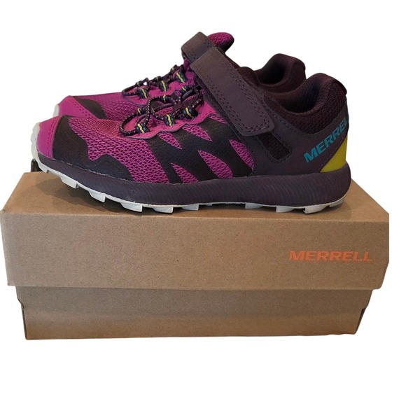Merrell Nova 2 Fuchsia Athletic Trail Running Shoes Kids Size 13M little girl - Picture 1 of 9